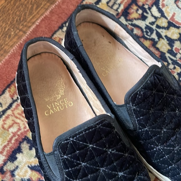 Vince Camuto Billena Black Velvet Sneaker - Picture 5 of 7